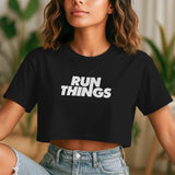 Run Things® Logo Crop Top